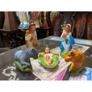 Tượng Noel thạch cao (~11cm)