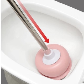 Cây Thông Bồn Cầu Chống Tắc Nghẽn  [Giá Rẻ] Dùng Thông Cống Đầu Thụt Bằng Cao Su Dẻo