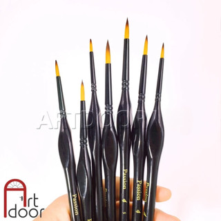 [ARTDOOR] Cọ vẽ đầu Tròn PASSION thân đen