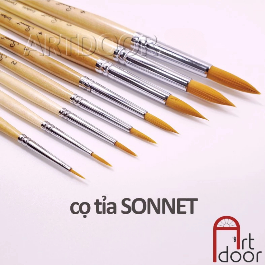 [ARTDOOR] Cọ vẽ đầu Tròn SONNET - Size 2