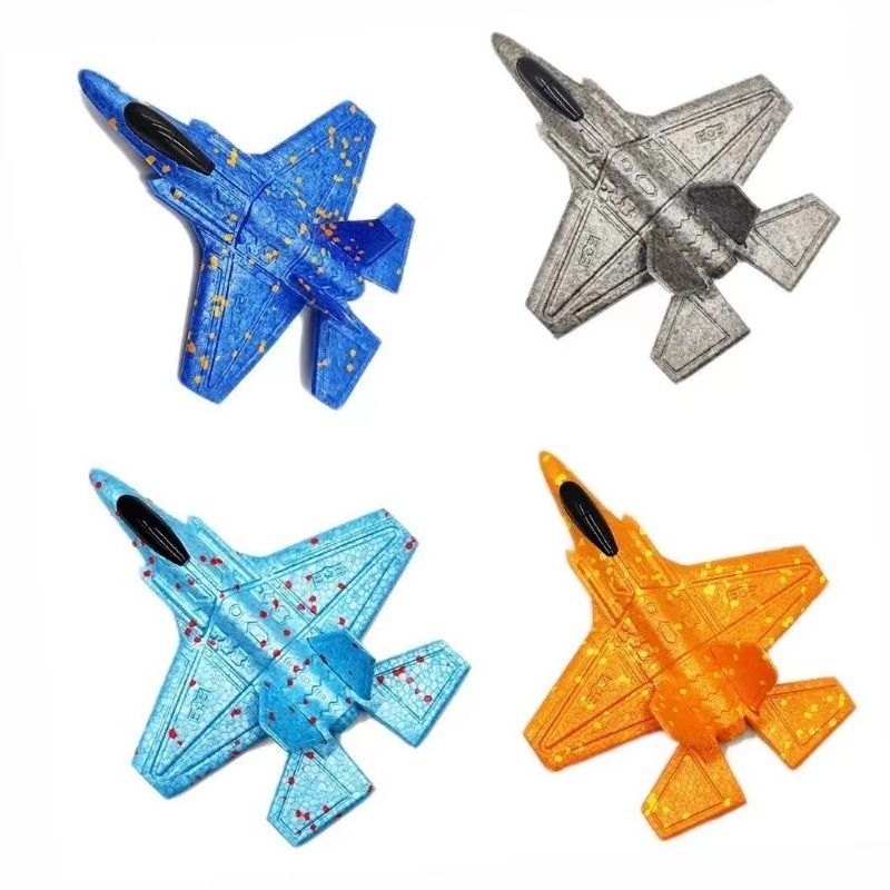 Kit máy bay F35 đúc chế đồ điện mini, Máy bay Phi tay an toàn cho trẻ em, Kit Zy320, RC..