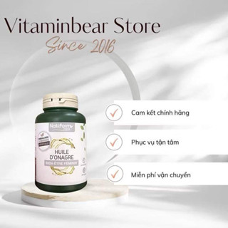 Viên uống tinh dầu hoa anh thảo Nat & Form Original Huile 200V