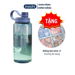 Bình đựng nước thể thao tập gym nhựa Tritan cao cấp bình 2L chính hãng inochi kháng khuẩn tiện lợi cầm nắm di chuyển