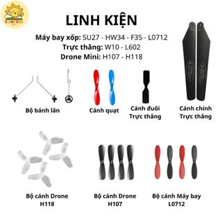 Bộ linh kiện Cánh quạt, Bánh lăn cho Máy bay xốp, Máy bay trực thăng và Drone Điều khiển từ xa của Sunny Kids