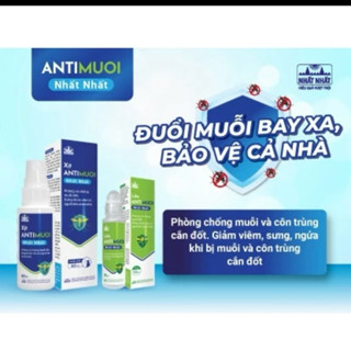 Xịt Lăn Bôi Muỗi Đốt Và Côn Trùng Cắn ANTI MUỖI Nhất Nhất An Toàn Cho Mẹ Bầu, Em Bé
