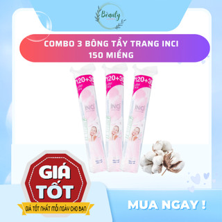 [GIÁ TỐT NHẤT] Combo 5 Bông tẩy trang INCI 150 miếng