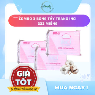 [GIÁ TỐT NHẤT] Combo 5 Bông tẩy trang INCI 150 miếng