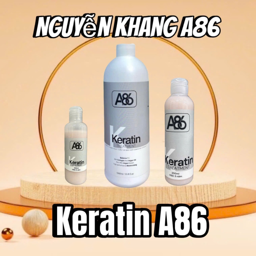 MỘT CHAI KERATIN A86 PHỤC HỒI TÓC HƯ TỔN