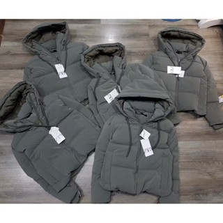 Áo phao dáng ngắn cao cấp hàng xuất dư Zr đầy đủ tem mác thẻ tag chất phao dày