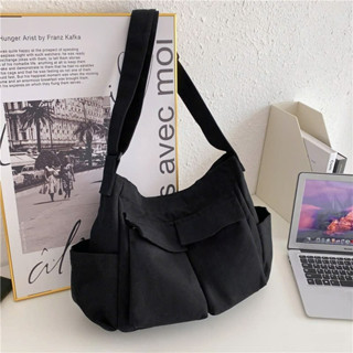  Túi đeo chéo thời trang GENBAG túi đeo vai nhiều ngăn cỡ lớn unisex đựng vừa laptop 15.6 inch DC09 