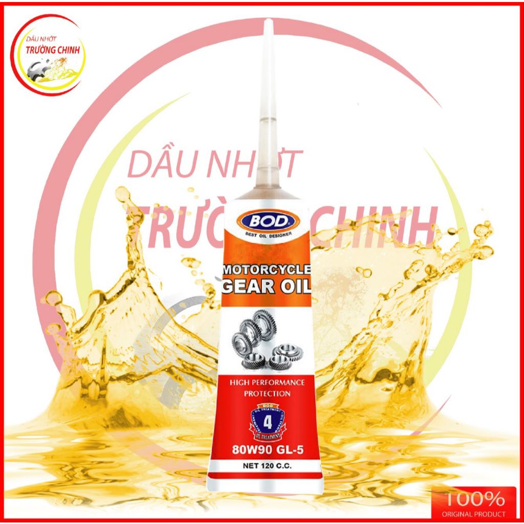 Nhớt Hộp Số- nhớt láp chống hú BOD 80W90, 85W140 120ML