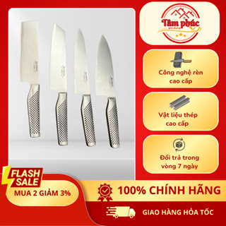 Bộ Dao Bếp Cao Cấp Nhật Bản – Thép Cromova 18 Chính Hãng, Sắc Bén Đỉnh Cao!