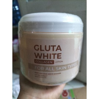  Kem ủ trắng da mặt và body Gluta white thái lan hủ 600g 