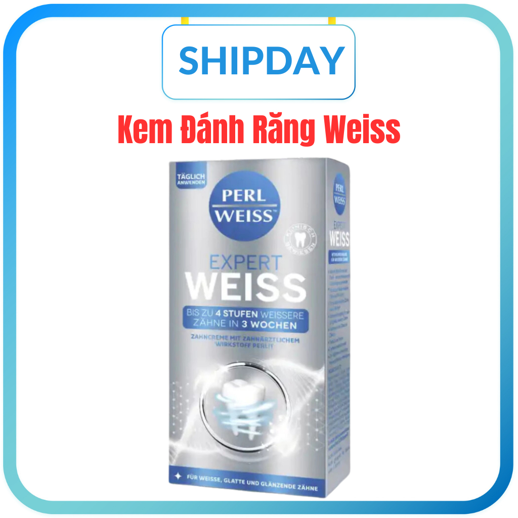 Kem đánh răng Perl weiss Expert White Toothpaste 50ml