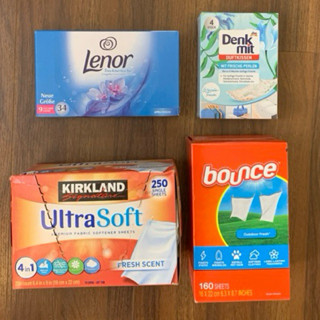  GIẤY THƠM QUẦN ÁO DENKMIT   LENOR   BOUNCE   KIRKLAND DÙNG CHO MÁY SẤY GIẤY THƠM QUẦN ÁO 