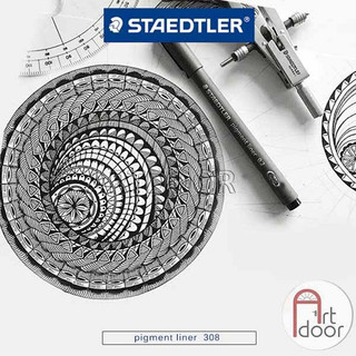[ARTDOOR] Bút line kháng nước Đen STAEDTLER Mars 308 (cây lẻ)