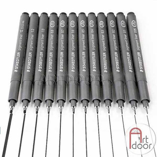 [ARTDOOR] Bút line kháng nước Đen STAEDTLER Mars 308 (cây lẻ)