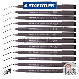 [ARTDOOR] Bút line kháng nước Đen STAEDTLER Mars 308 (cây lẻ)