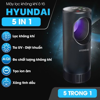 Máy Lọc Không Khí Ô Tô Chính Hãng Hyundai - TZone Lọc Bụi Mịn 2.5pm, Khử Mùi Hôi Ẩm Mốc Xe Hơi, Tạo Ion Âm
