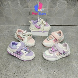 Giày thể thao bé gái, giày kuromi cho bé gái dáng bata đi êm mềm dễ phối đồ -AB