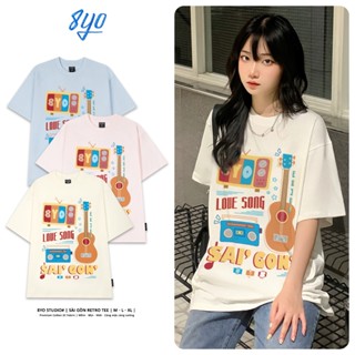 Áo Thun 8YO SÀI GÒN RETRO Tee Cotton Mềm Mịn Mát - Áo Phông Local Brand Unisex Nam Nữ Form Rộng