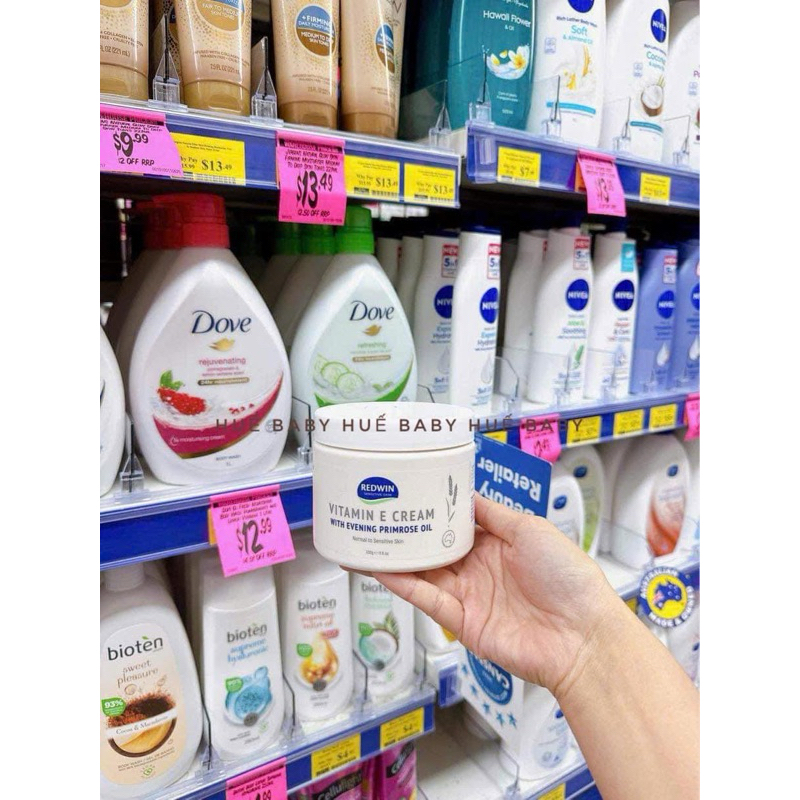 [ Mẫu mới ] Kem dưỡng Vitamin E Redwin - ALISA