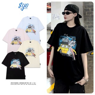 Áo Thun Nam Nữ 8YO "Vintage" Art Tee Cotton 100% Unisex Form Rộng Tay Lỡ Oversize Local Brand