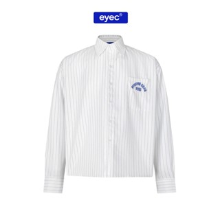 Áo sơ mi tay dài sọc trắng đen EYEC STRIPES GEAR Unisex Nam nữ