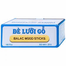 Đè lưỡi gỗ Balac (100 cái/hộp)