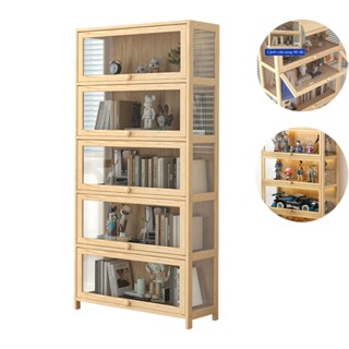Kệ sách đứng nhiều tầng đẹp 1m 1m4 1m7 - Giá sách báo tài liệu cho bé, Kệ để đồ mô hình trưng bày decor phòng khách đẹp
