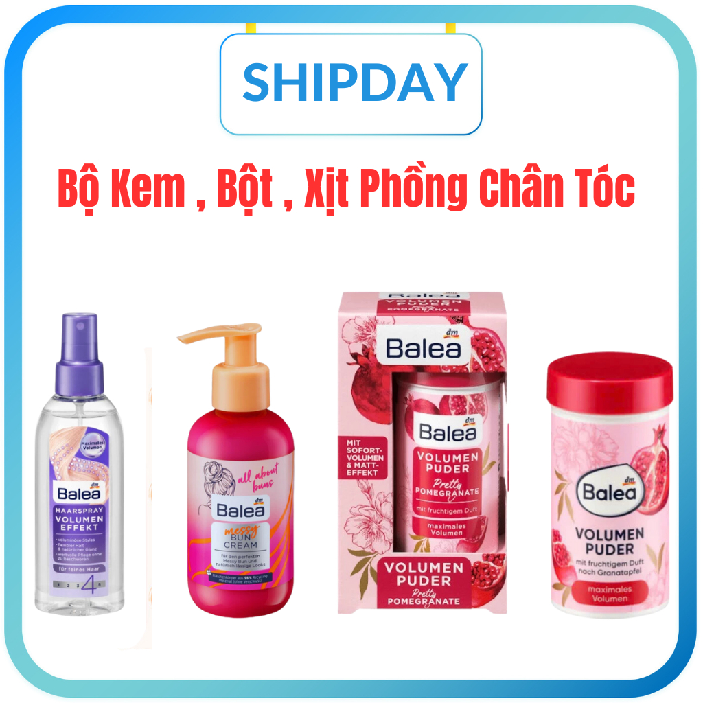 Kem làm phồng chân tóc và tạo kiểu tóc Balea Đức