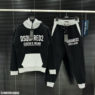 Bộ Quần Áo Nam Hoodie Zip Jor Dan In Chữ DSQ Siêu Nét Siêu Đẹp Chuẩn Chất Boy Phố Hot 2025