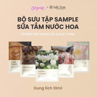 Bộ Sưu Tập Sample Sữa Tắm Nước Hoa Dưỡng Ẩm Sáng Da 10ml - KALLE' FEUM
