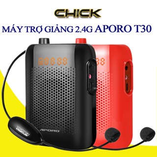 Máy Trợ Giảng APORO T30 UHF - Mic Không Dây, Có Bluetooth, Công suất  Lớn 20w