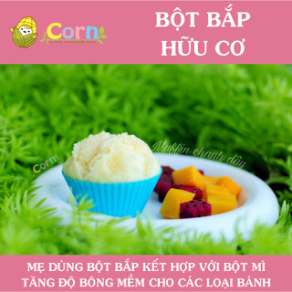 Bột bắp hạt mịn hữu cơ (bột ngô) Probios - Cho bé 6m+