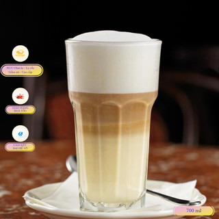 LY THUỶ TINH DUNG TÍCH 700ml, CỐC THUỶ TINH DÙNG CHO SINH TỐ, NƯỚC ÉP, UỐNG BIA 700ml