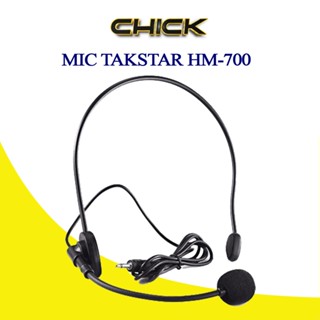 Micro Đeo Tai TAKSTAR HM-700, Mic Trợ Giảng Có Dây Chuyên Nghiệp, Mic Có Dây Cho Loa Trợ Giảng