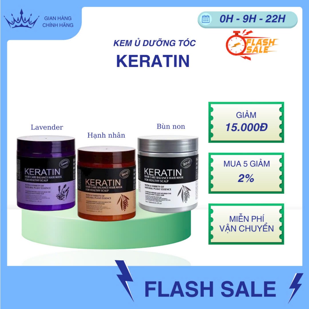 Kem Ủ Tóc KERATIN - siêu Mềm Mượt