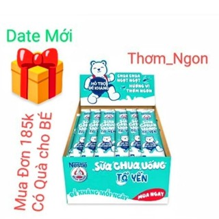 Sữa Chua Tổ Yến Nestle® Gấu Yogu Vị Nguyên Bản Thơm Ngon (28gói x 75ml) DATE MỚI