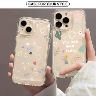 Ốp Lưng iPhone 16 Pro/11/14 Pro Max/15 Pro Max/16 Pro Max...Dẻo Trong Space Hình Tim Trắng