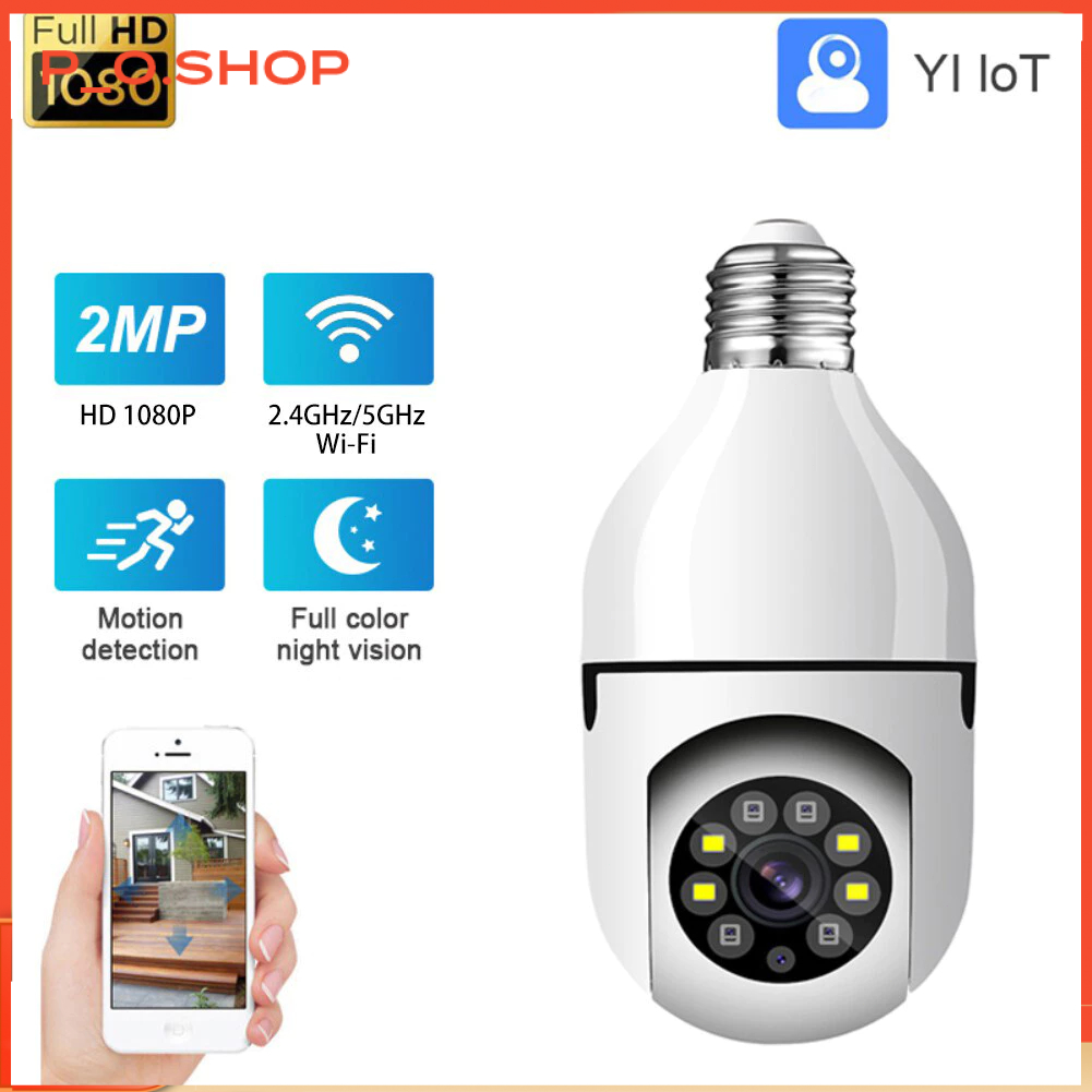 【🔥Rẻ】Camera IP thế hệ mới siêu nét Camera WIFI Chui Bóng Đèn