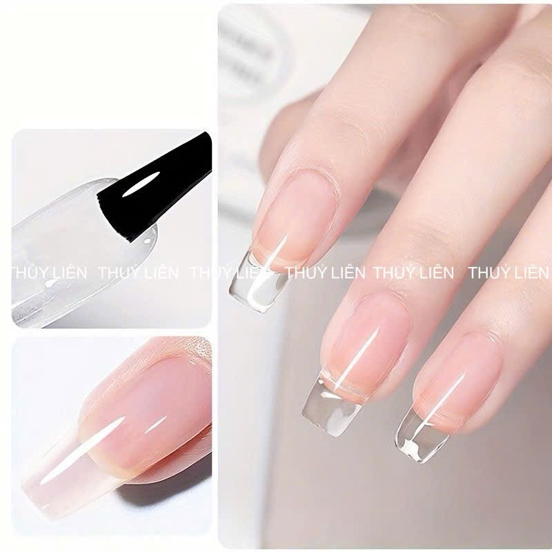 Keo dán móng Hồng có cọ dễ dùng