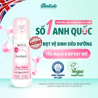  Bọt Vệ Sinh Phụ Nữ Cao Cấp Femfresh Foam Wash Giảm Viêm Phòng Nấm Ngứa - Dung Dịch Vệ Sinh Nữ Thuần Chay 150ml 