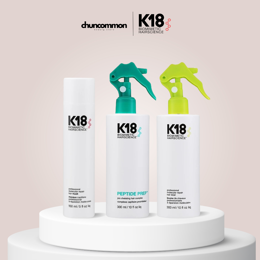 Bộ Sản Phẩm Phục Hồi Tóc Chuyên Nghiệp Tại Salon K18 K18REPAIR™ Service Set