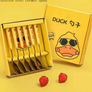 [ComBo] 6 Thìa Vịt Vàng Dễ Thương, DeCor [SaLe 89%] .ĐTCA