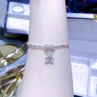 Lắc Tay Bạc Nữ💥CAO CẤP💥Vòng Tay Xoắn Charm Gấu Xinh Xắn Làm Quà Tặng Trong Các Dịp Đặc Biệt| Larosa.Jewels