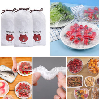 [ComBo] 85-100 Chiếc Màng Bọc Thực Phẩm Gấu An Toàn Vệ Sinh . [SCA]