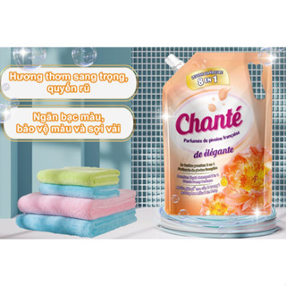 Nước Giặt Xả Chanté 8 trong 1 Hương Hoa MẪU ĐƠN túi 3.2kg - Phát Lộc