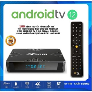 Android Box X98H,  Remote giọng nói, Ram 4GB, bộ nhớ 32GB, Android TV 12, Wifi 6, Bluetooth 5.0