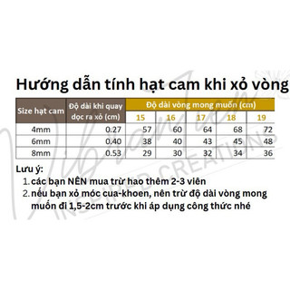 [Mã SKAMLTSM9 giảm 10% đơn 99K] Pha lê Áo cao cấp bánh cam 4mm/6mm/8mm (1 viên)